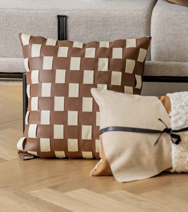 Kelly-Plaid-Colour-Block-Throw-Pillow